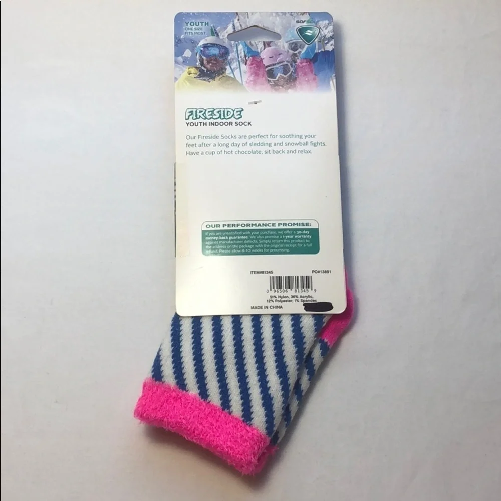 New Sof Sole Youth Fireside Indoor Lodge Socks